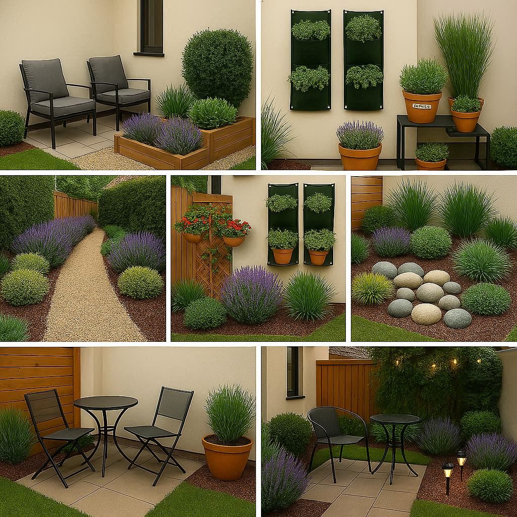 low-maintenance small garden ideas, easy-care garden design, small garden landscaping tips, compact garden low-maintenance solutions, DIY small garden ideas, affordable low-maintenance backyard garden