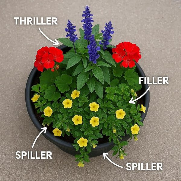Thriller, Filler, Spiller Combinations For Stunning Pots