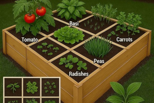 How to Maximize Your Harvest in a Small Space (Square Foot Gardening)