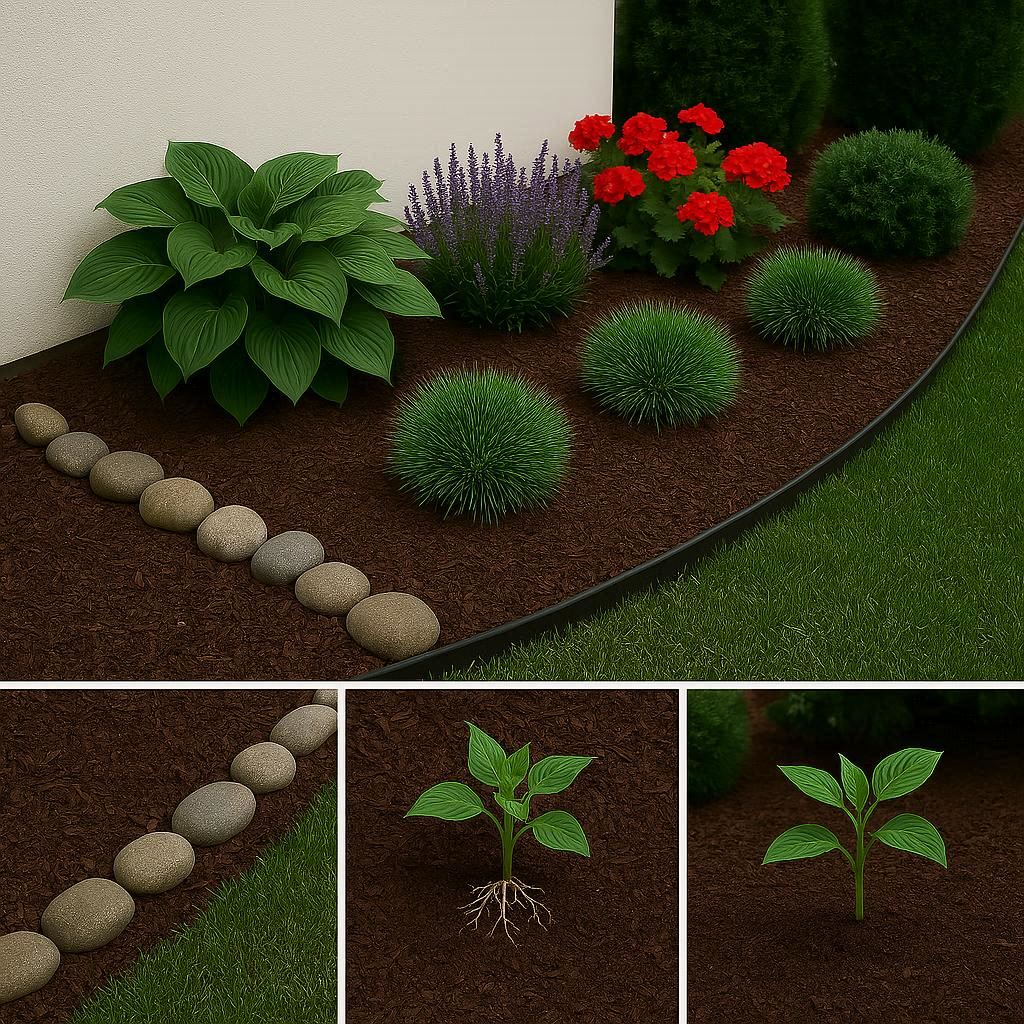 low-maintenance garden bed design, right plant right place gardening, easy care garden bed ideas, sustainable backyard garden design, budget-friendly low-maintenance garden, simple garden bed planning guide