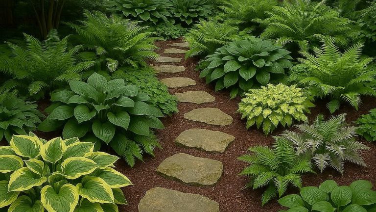 low maintenance shade garden ideas, shade-tolerant plants for backyard, easy-care shade garden plants, affordable shade garden design, best plants for shade garden, woodland-inspired shade garden, container shade gardening ideas
