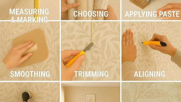 wallpaper installation tips, DIY wallpaper installation, beginner-friendly wallpaper techniques, budget wallpaper ideas, how to install wallpaper perfectly, wallpaper hanging guide, wallpaper prep and finishing tips