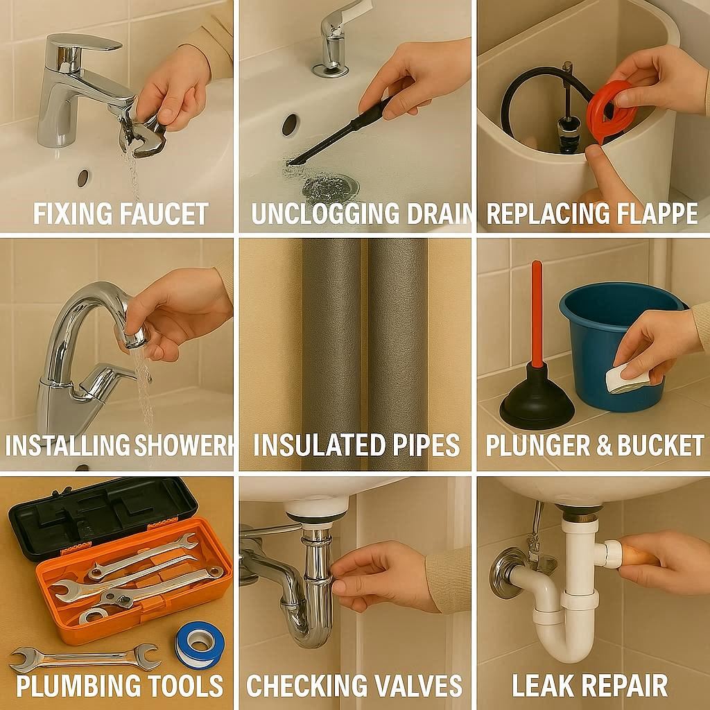 basic plumbing skills for homeowners, DIY plumbing tips, simple home plumbing repairs, affordable plumbing maintenance, essential plumbing knowledge for home, unclog drains DIY, fix leaky faucets at home