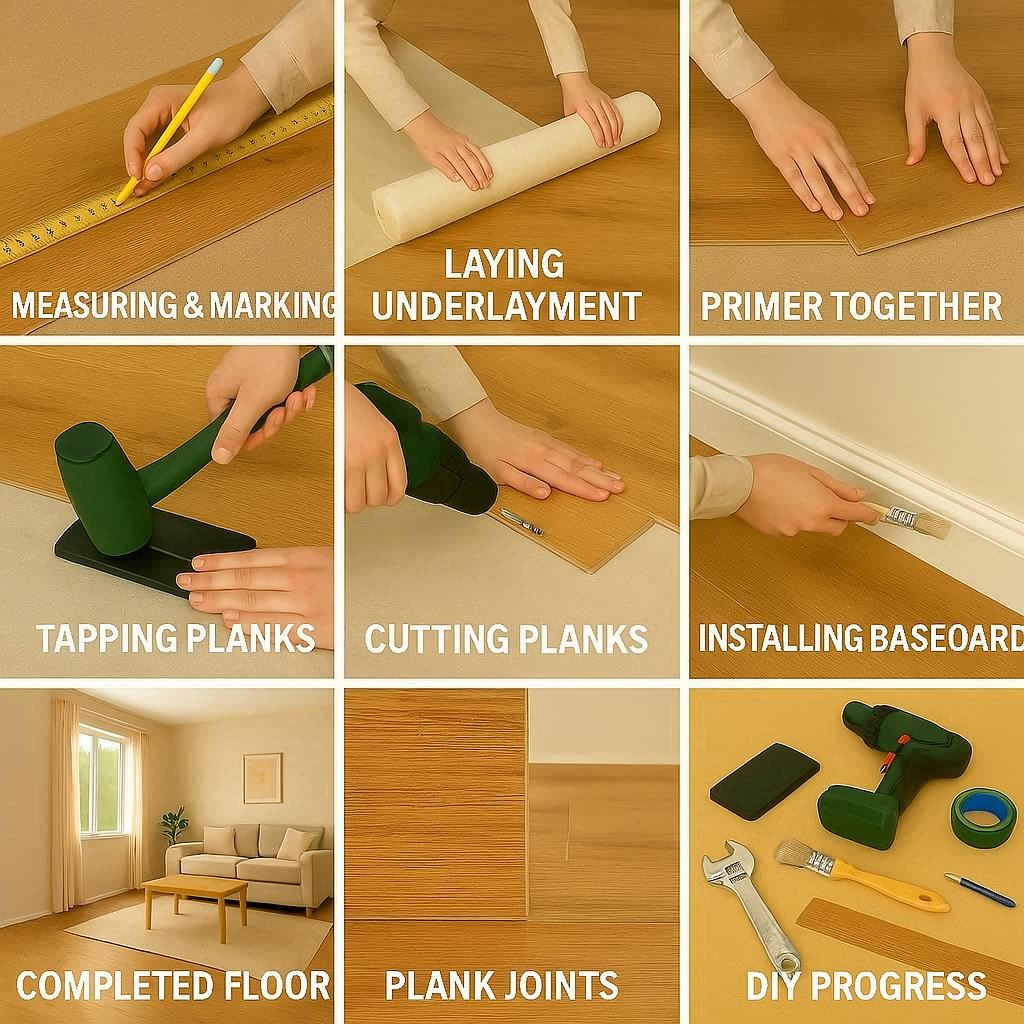 how to install laminate flooring for beginners, DIY laminate flooring guide, affordable laminate flooring installation, beginner-friendly laminate floor project, step-by-step laminate flooring tutorial, easy laminate flooring tips