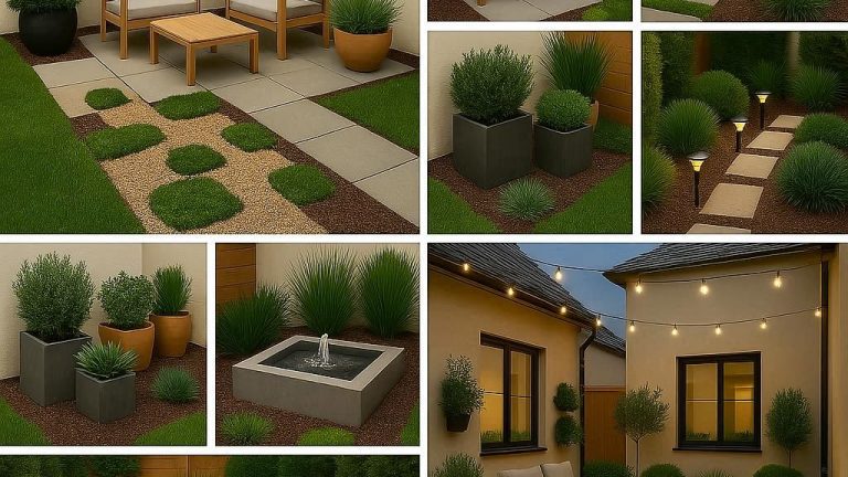 Scandinavian small garden design, minimalist small garden ideas, budget-friendly small garden, compact backyard Scandinavian style, small urban garden design, DIY Scandinavian garden ideas